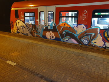 Graffiti Train in Köln - Photo by bocat - ACHSO (2020)