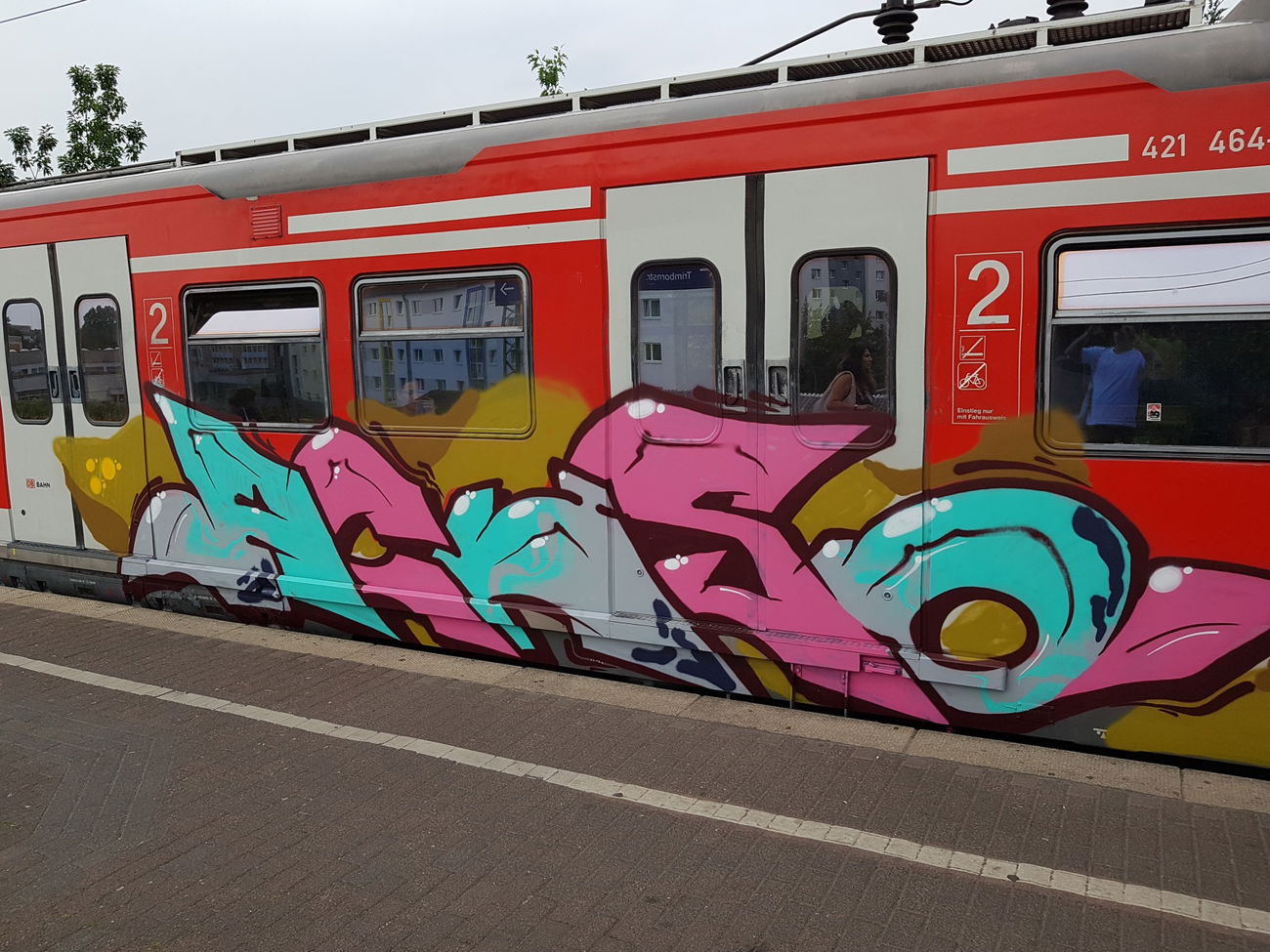 Graffiti Train in Köln - Photo by bocat - ACHSO (2018)
