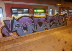 Graffiti Train in Köln - Photo by bocat - ODES (2019)