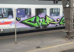 Graffiti Train in Köln - Photo by bocat - CWR (2019)