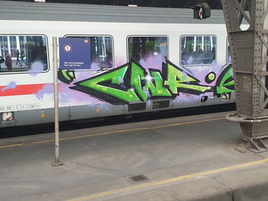 Graffiti Train in Köln - Photo by bocat - CWR (2019)