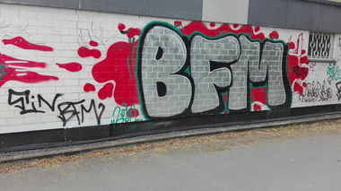 Graffiti Bombing in Köln - Photo by bocat - BFM (2017)