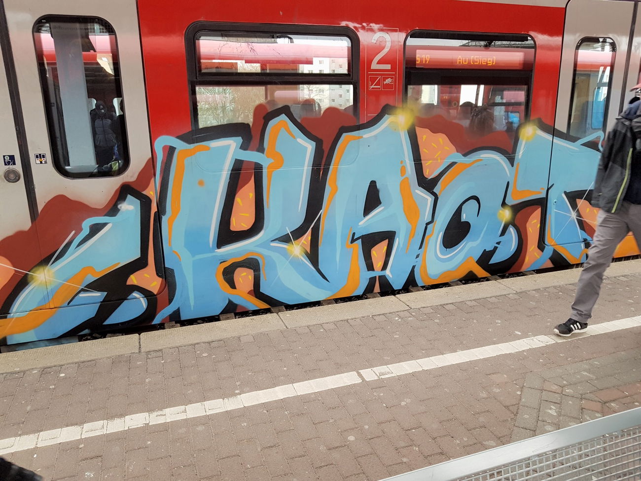 Graffiti Wall in Köln - Photo by bocat - KAot (2018)
