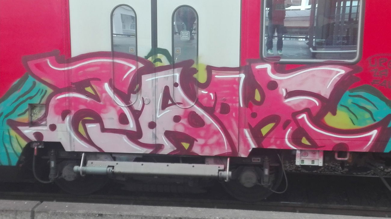 Graffiti Train in Köln - Photo by bocat - ZAK (2018)