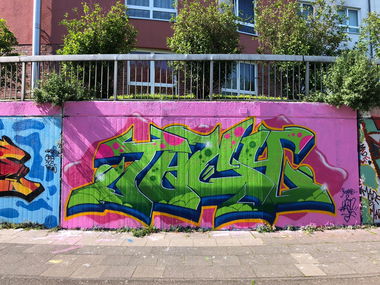 Graffiti Wall in Köln - Photo by bocat - TACH (2019)