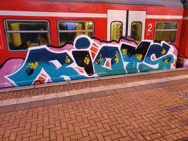 Graffiti Train in Köln - Photo by bocat - RIOTS (2019)