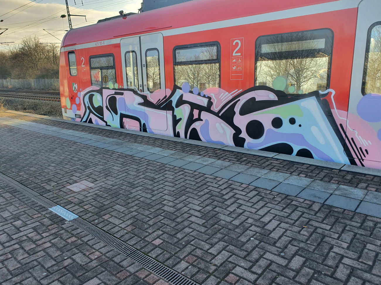 Graffiti Train in Köln - Photo by bocat - IBES (2020)