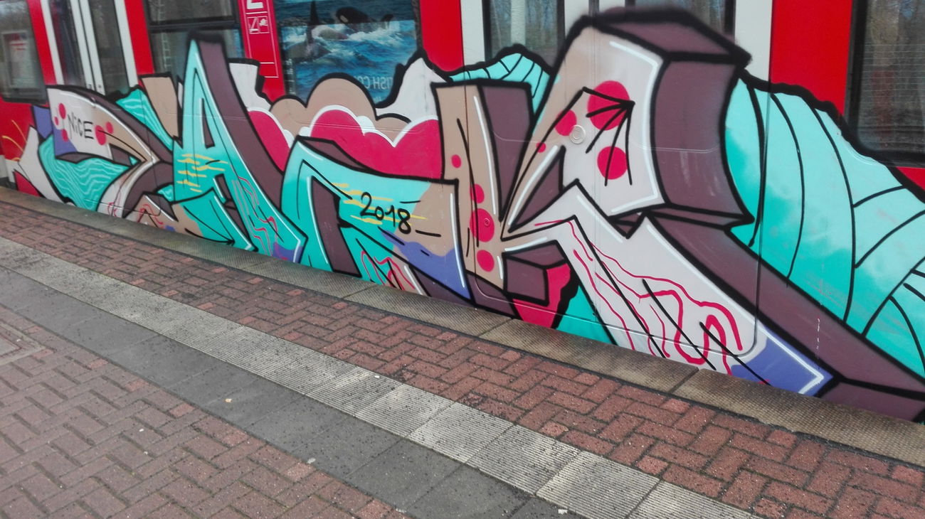 Graffiti Train in Köln - Photo by bocat - ZACK (2018)