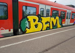 Graffiti Train in Köln - Photo by bocat - BFM (2018)