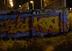 Graffiti Bombing in Köln - Photo by bocat - KID, KOSA (2017)
