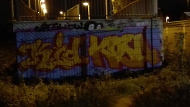 Graffiti Bombing in Köln - Photo by bocat - KID, KOSA (2017)
