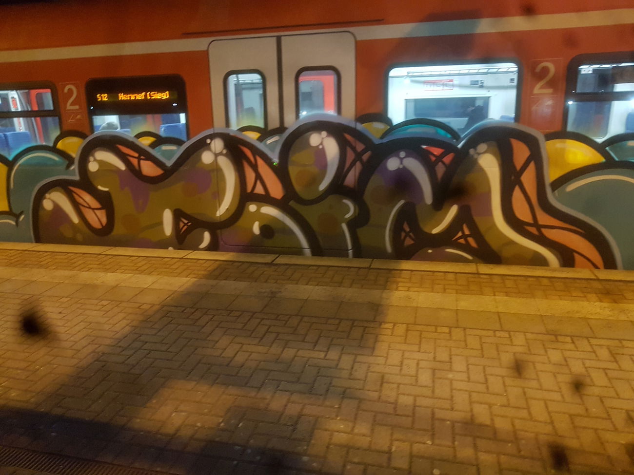 Graffiti Train in Köln - Photo by bocat - FOIM (2019)