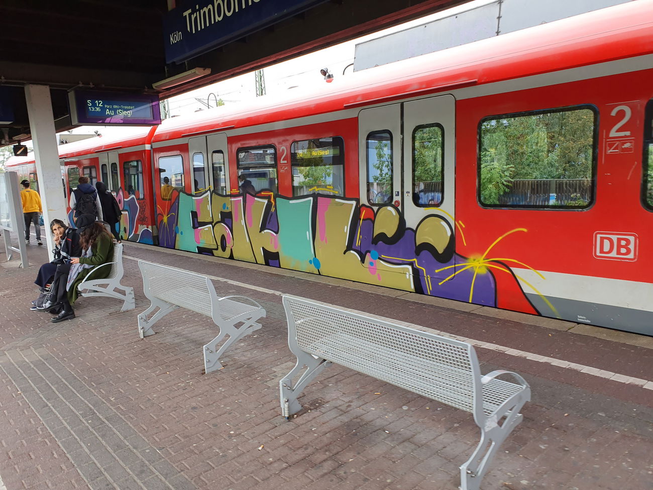 Graffiti Train in Köln - Photo by bocat - FAHL (2019)