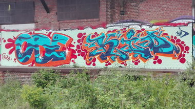 Graffiti Wall in Köln - Photo by bocat - ODE, KID (2017)