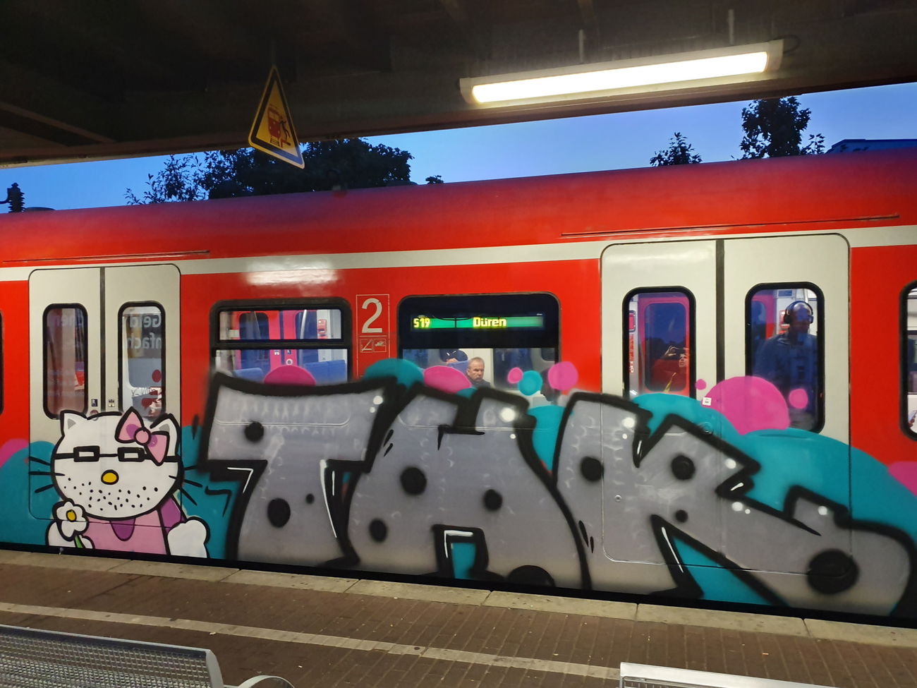 Graffiti Train in Köln - Photo by bocat - THK (2019)