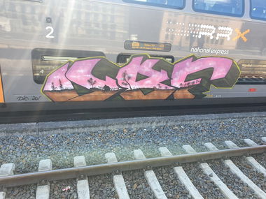 Graffiti Train in Köln - Photo by bocat - DBF (2020)
