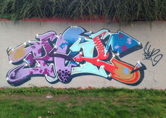 Graffiti Wall in Deutschland - Photo by bocat - PER (2018)