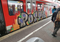 Graffiti Train in Köln - Photo by bocat - POSTR (2019)