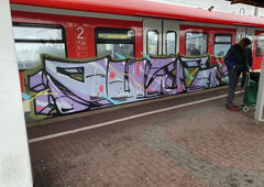 Graffiti Train in Köln - Photo by bocat - PULS (2019)