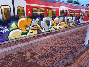 Graffiti Train in Köln - Photo by bocat - EPSC (2019)