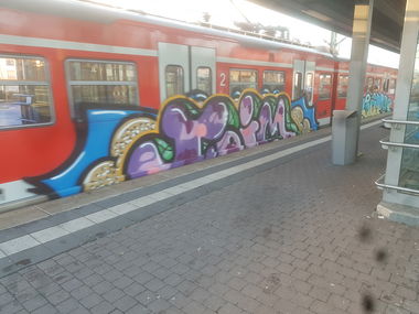 Graffiti Train in Köln - Photo by bocat - FOIM (2019)