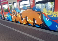 Graffiti Train in Köln - Photo by bocat - ILT (2018)