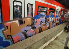 Graffiti Train in Köln - Photo by bocat - KRICE (2018)