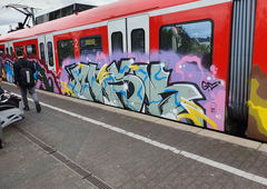 Graffiti Train in Köln - Photo by bocat - MASK (2019)