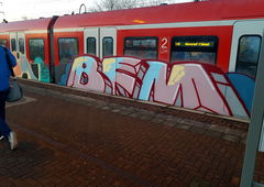 Graffiti Train in Köln - Photo by bocat - BFM (2018)