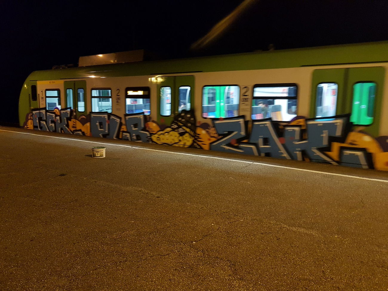 Graffiti Train - Photo by bocat - GFK, PLB, ZAK (2018)