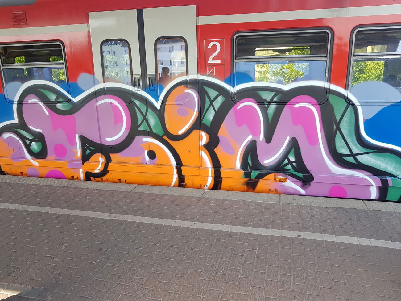 Graffiti Train in Köln - Photo by bocat - FOIM (2018)