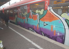 Graffiti Train in Köln - Photo by bocat - MIND (2018)