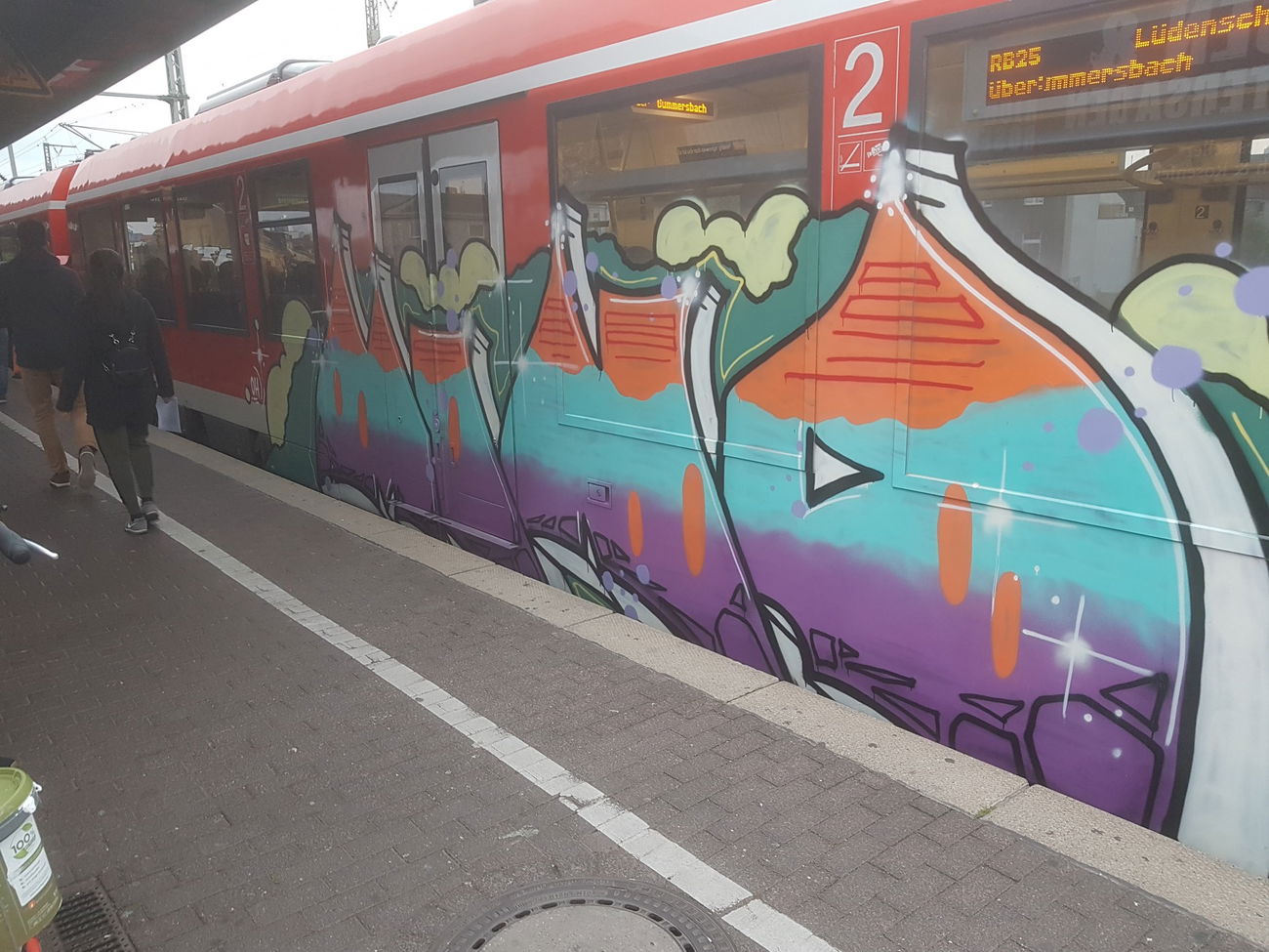 Graffiti Train in Köln - Photo by bocat - MIND (2018)