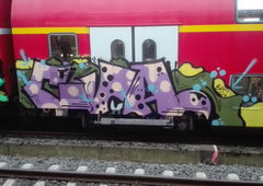 Graffiti Train in Köln - Photo by bocat - CVA (2017)