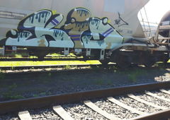 Graffiti Train in Deutschland - Photo by bocat - KID (2018)