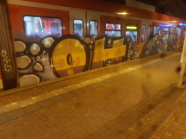Graffiti Train in Köln - Photo by bocat - OH (2018)