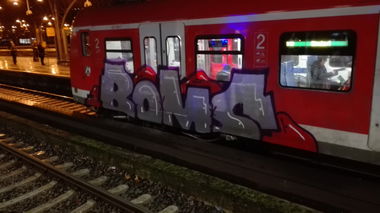 Graffiti Train in Köln - Photo by bocat - BOMS (2017)