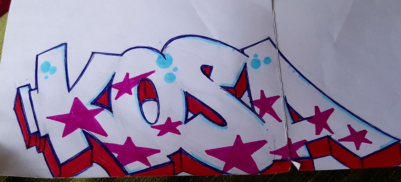 Graffiti Sketch - Photo by bocat - KOSA (2017)