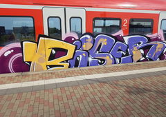 Graffiti Train in Köln - Photo by bocat - BÖSER (2018)