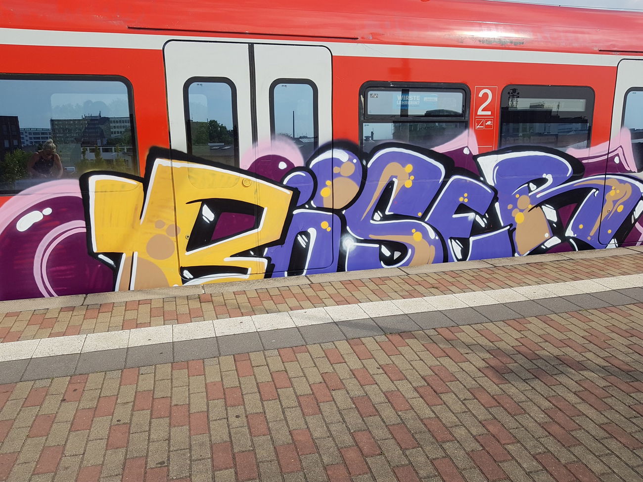Graffiti Train in Köln - Photo by bocat - BÖSER (2018)