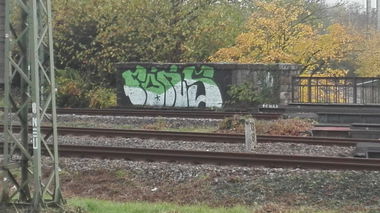 Graffiti Bombing in Düsseldorf - Photo by bocat - FÖNS