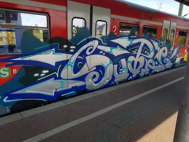 Graffiti Train in Köln - Photo by bocat - SIFOE (2018)