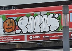 Graffiti Train in Köln - Photo by bocat - TOPAS (2019)