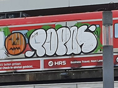 Graffiti Train in Köln - Photo by bocat - TOPAS (2019)