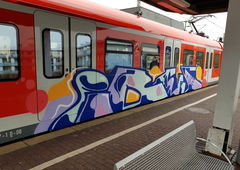 Graffiti Train in Köln - Photo by bocat - IBES (2018)
