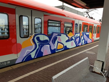 Graffiti Train in Köln - Photo by bocat - IBES (2018)