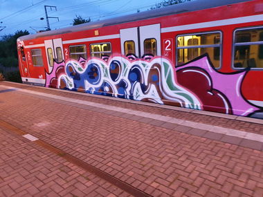 Graffiti Bombing in Köln - Photo by bocat - FOIM (2019)