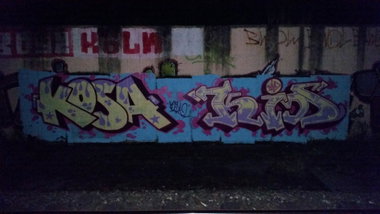 Graffiti in Deutschland - Photo by bocat - kosa, kid, KÖLN (2015)