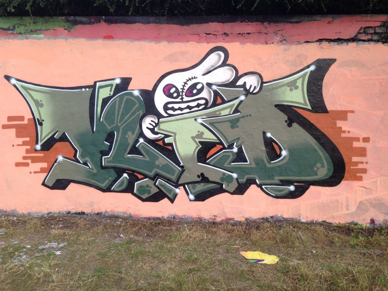 Graffiti Wall in Deutschland - Photo by bocat - KID (2018)