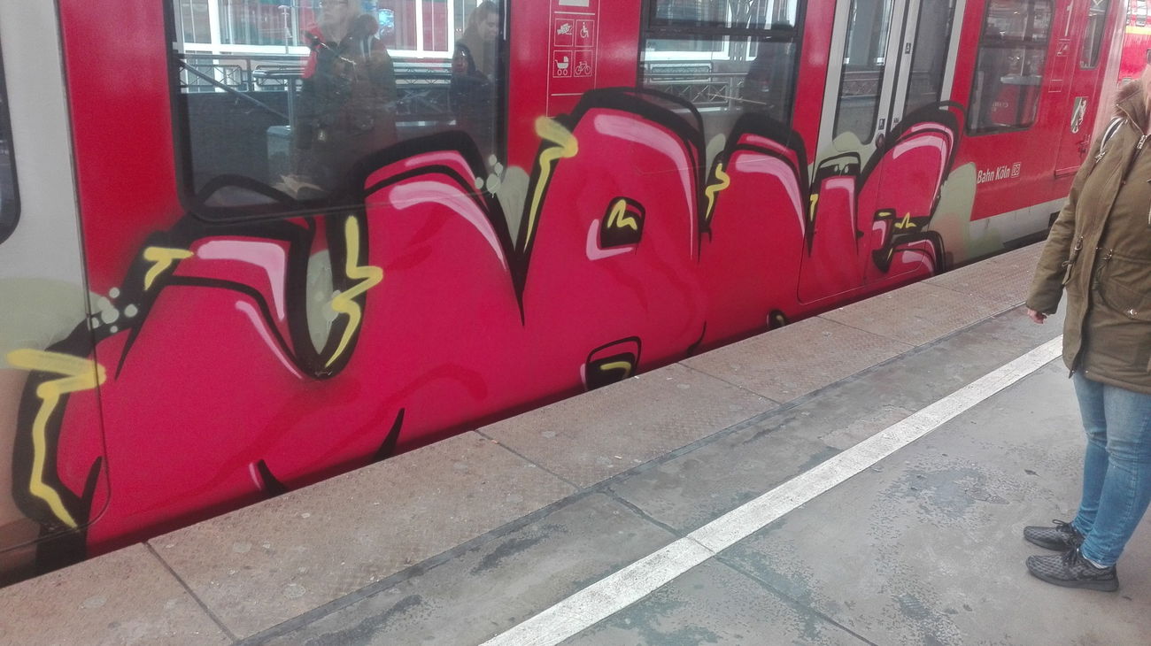 Graffiti Train in Köln - Photo by bocat - MANE (2018)
